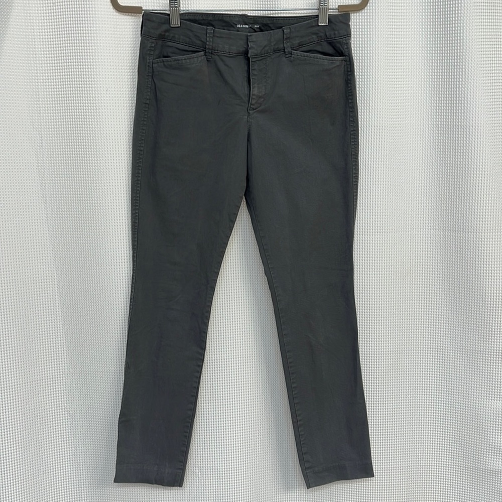 Old Navy Chino Pixie Pants Grey Size 4